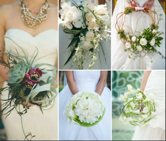 Bridal Bouquet Ideas: Round, Cascading, Posy, Nosegay & More