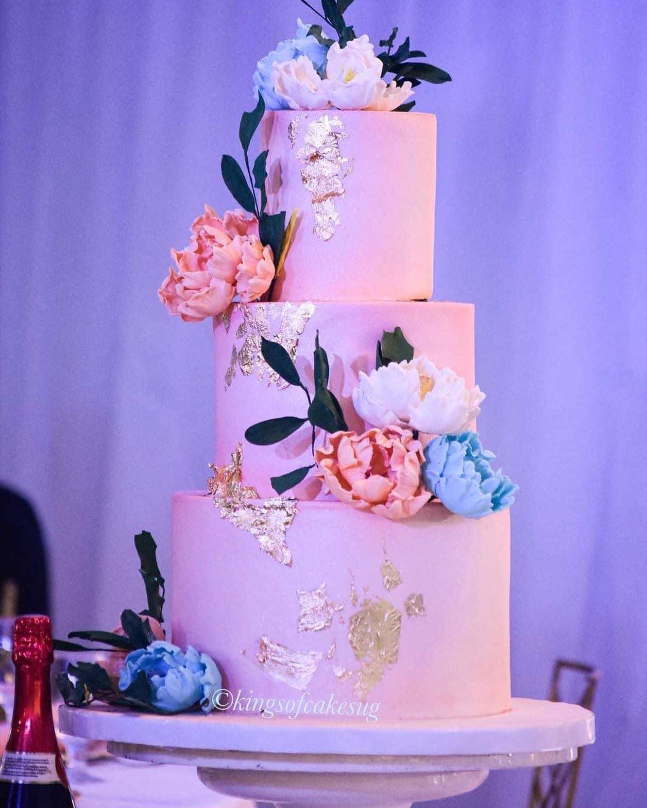 We design the most special and different ideas for your special tastes.  Beautiful wedding cake standing tall for our beautiful couple! … | Instagram