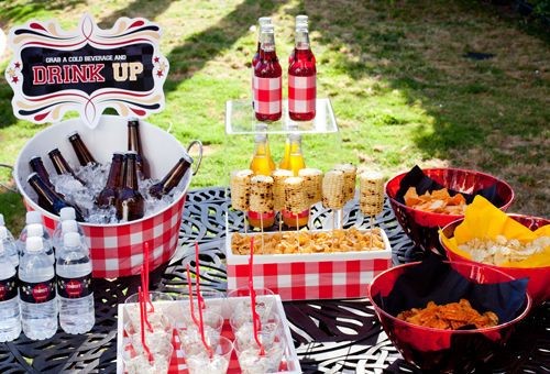 picnic style bridal shower